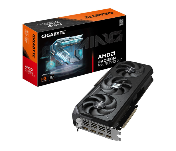 GIGABYTE Radeon RX 9070 XT Gaming 16GB GDDR6 GV-R9070XTGAMING-16GD - 1363263 - zdjęcie